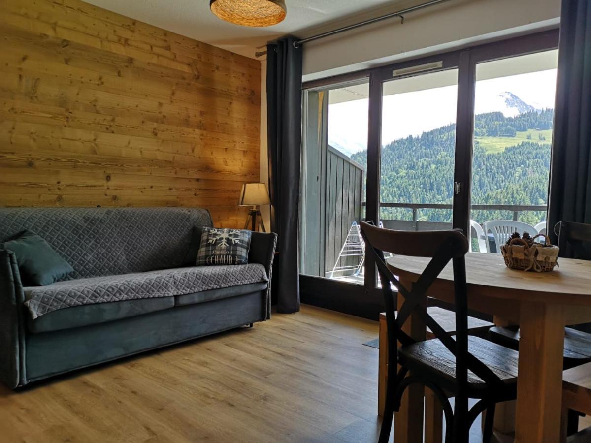 Ferienwohnung Duo Des Alpages Vue Exceptionnelle Sur Le Mont Blc Saint-Gervais-les-Bains Exterior foto