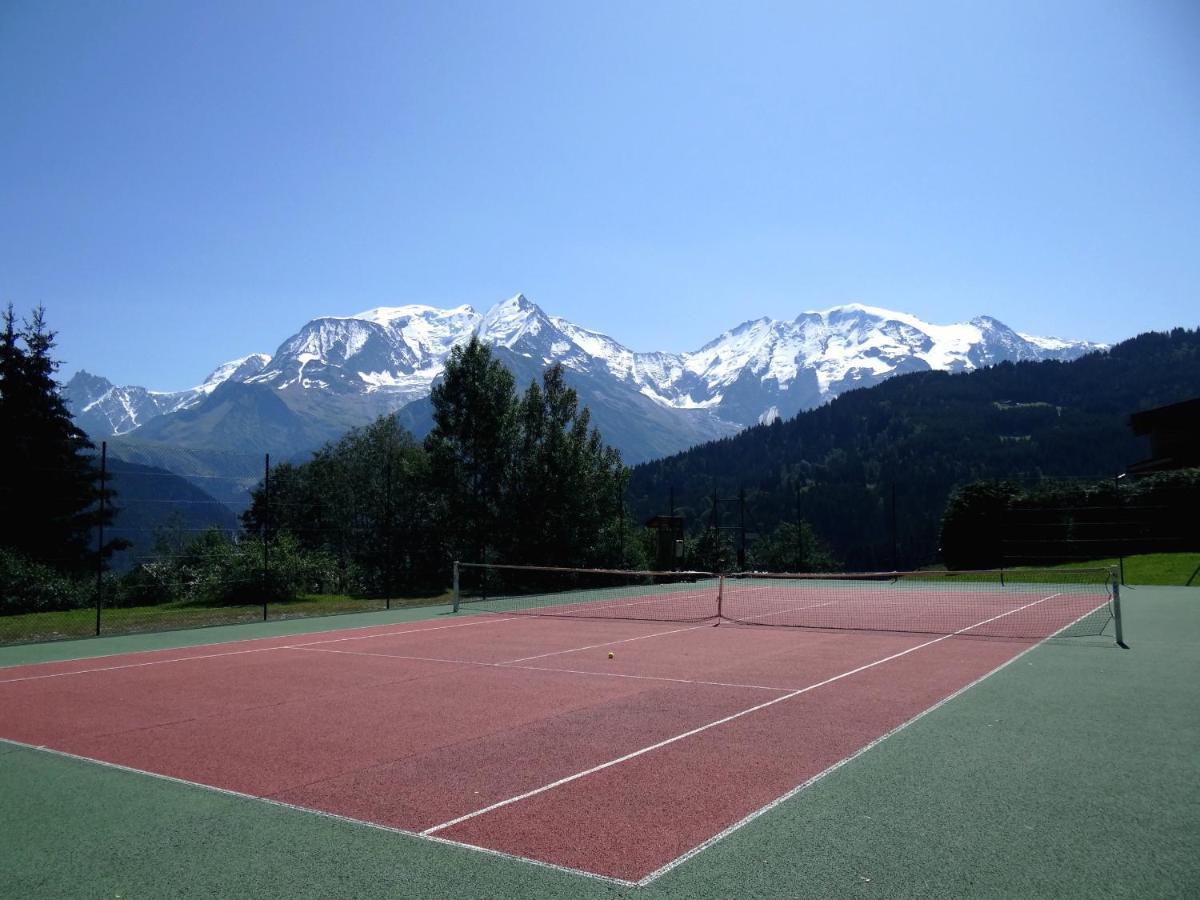 Ferienwohnung Duo Des Alpages Vue Exceptionnelle Sur Le Mont Blc Saint-Gervais-les-Bains Exterior foto