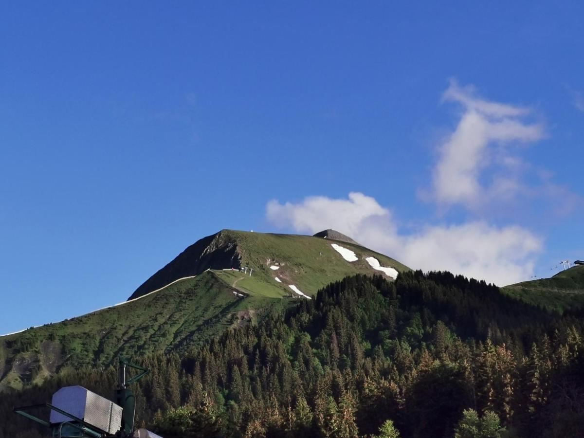 Ferienwohnung Duo Des Alpages Vue Exceptionnelle Sur Le Mont Blc Saint-Gervais-les-Bains Exterior foto