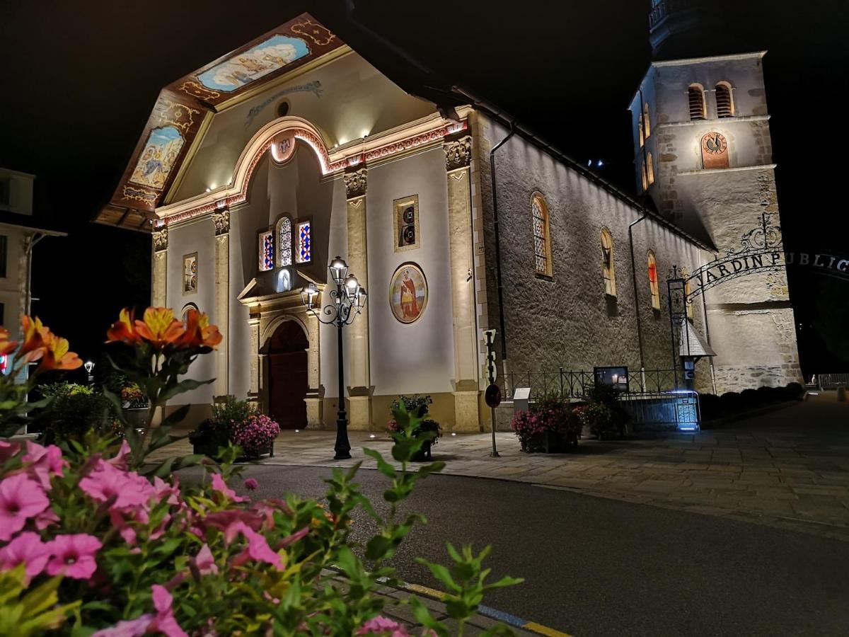 Ferienwohnung Duo Des Alpages Vue Exceptionnelle Sur Le Mont Blc Saint-Gervais-les-Bains Exterior foto