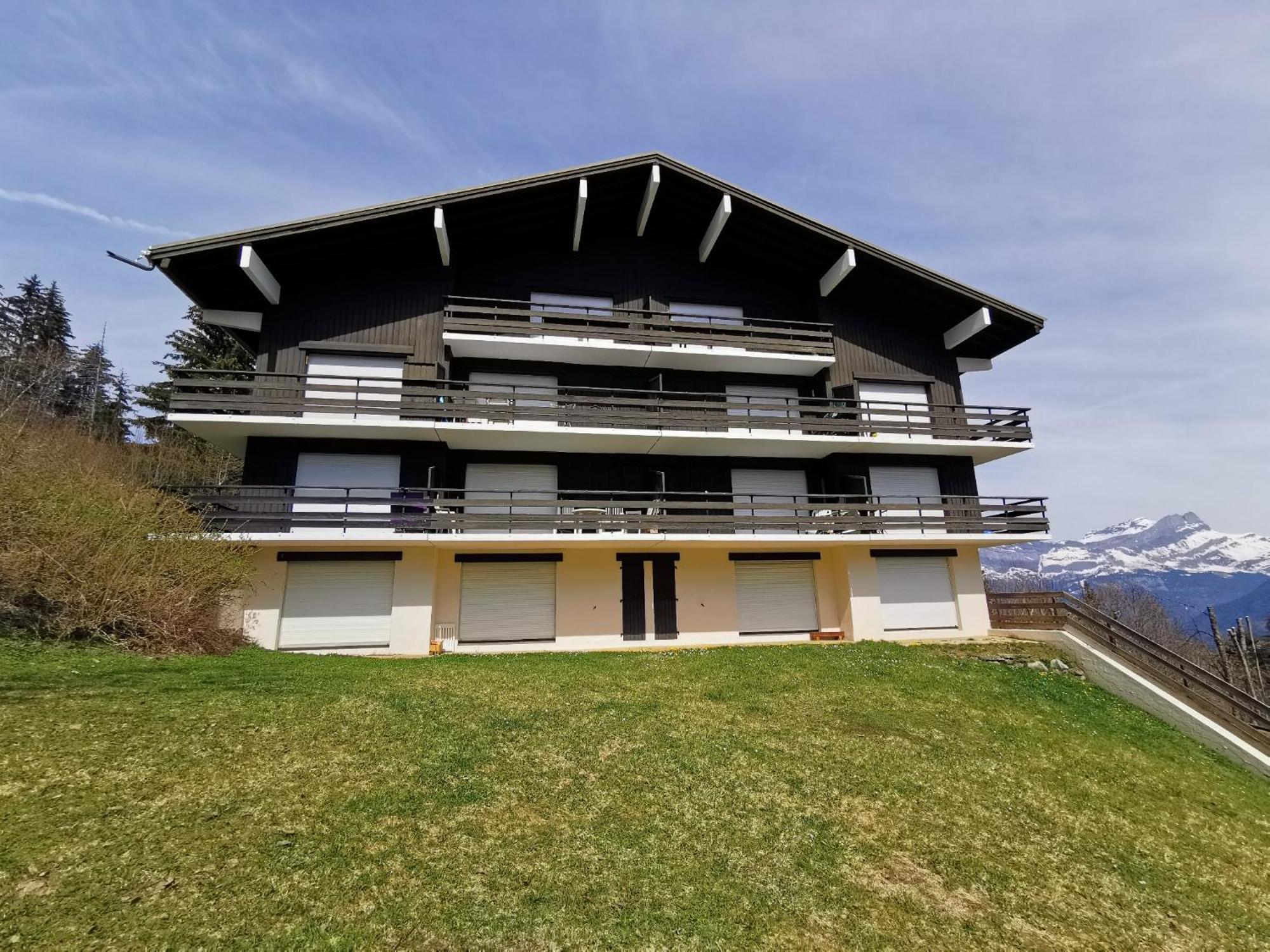 Ferienwohnung Duo Des Alpages Vue Exceptionnelle Sur Le Mont Blc Saint-Gervais-les-Bains Exterior foto