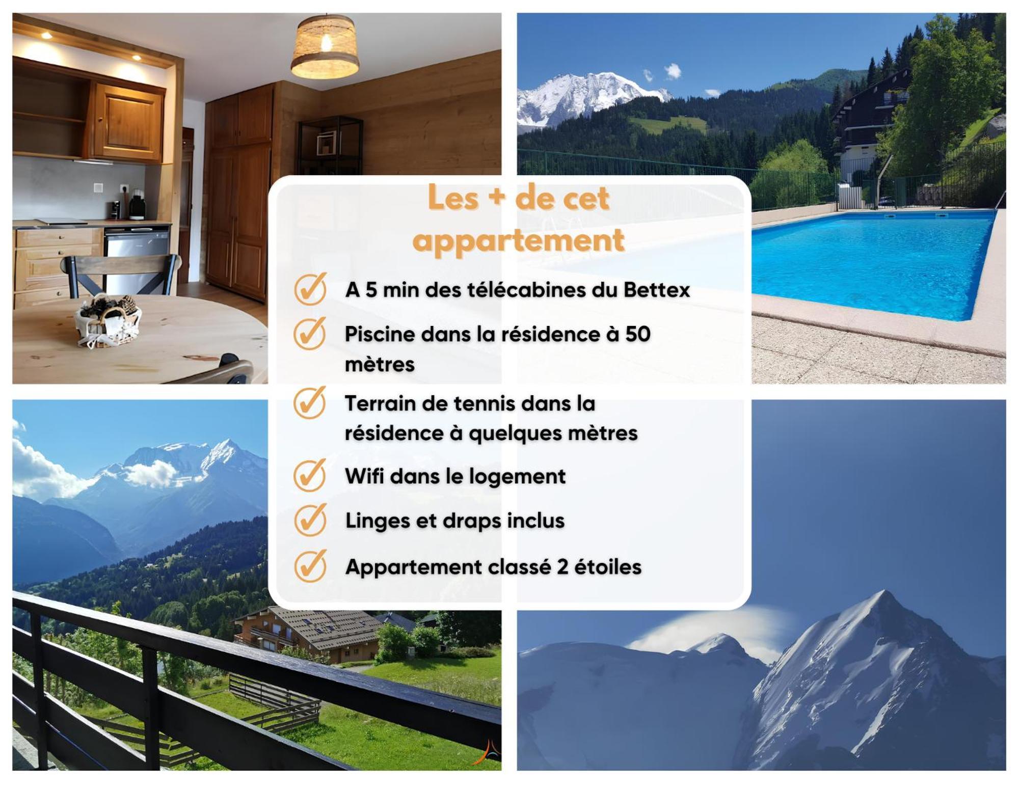 Ferienwohnung Duo Des Alpages Vue Exceptionnelle Sur Le Mont Blc Saint-Gervais-les-Bains Exterior foto